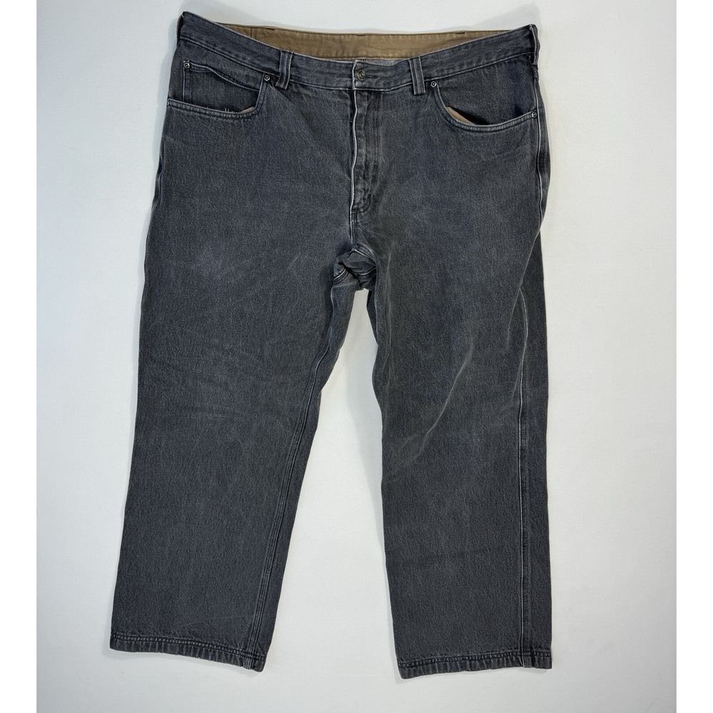 Duluth Trading Co Jeans Men’s 42x30 (42x29) Grey Denim Work Construction Casual